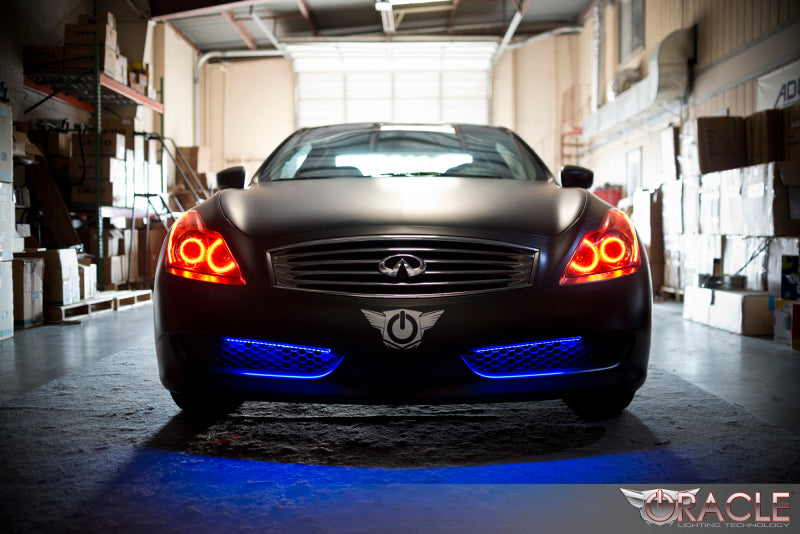 ORACLE Lighting Oracle Infiniti G37 Coupe 08-10 Halo Kit - ColorSHIFT w/o Controller