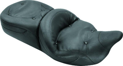 Mustang Motorcycle Mustang 08-21 Harley Electra Glide, Rd Glide, Rd King, Str Glide Touring 1PC Seat Regal - Black