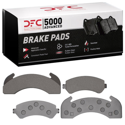 DFC 79-12 Blue Bird TC1000 Rear/Front 5000 Advanced Semi Metallic Brake Pads
