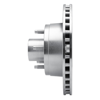 R1 Concepts R1 90-91 Ford LTD Crown Victoria Front Left Drilled & Slotted Silver Brake Rotor