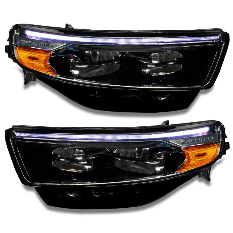 ORACLE Lighting Oracle 20-22 Ford Explorer Dynamic RGB Headlight DRL Upgrade Kit - ColorSHIFT - Dynamic