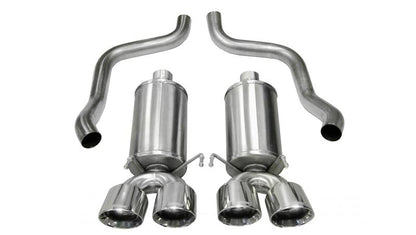 CORSA Performance Corsa 2009-2013 Chevrolet Corvette C6 6.2L V8 Polished Xtreme Axle-Back Exhaust