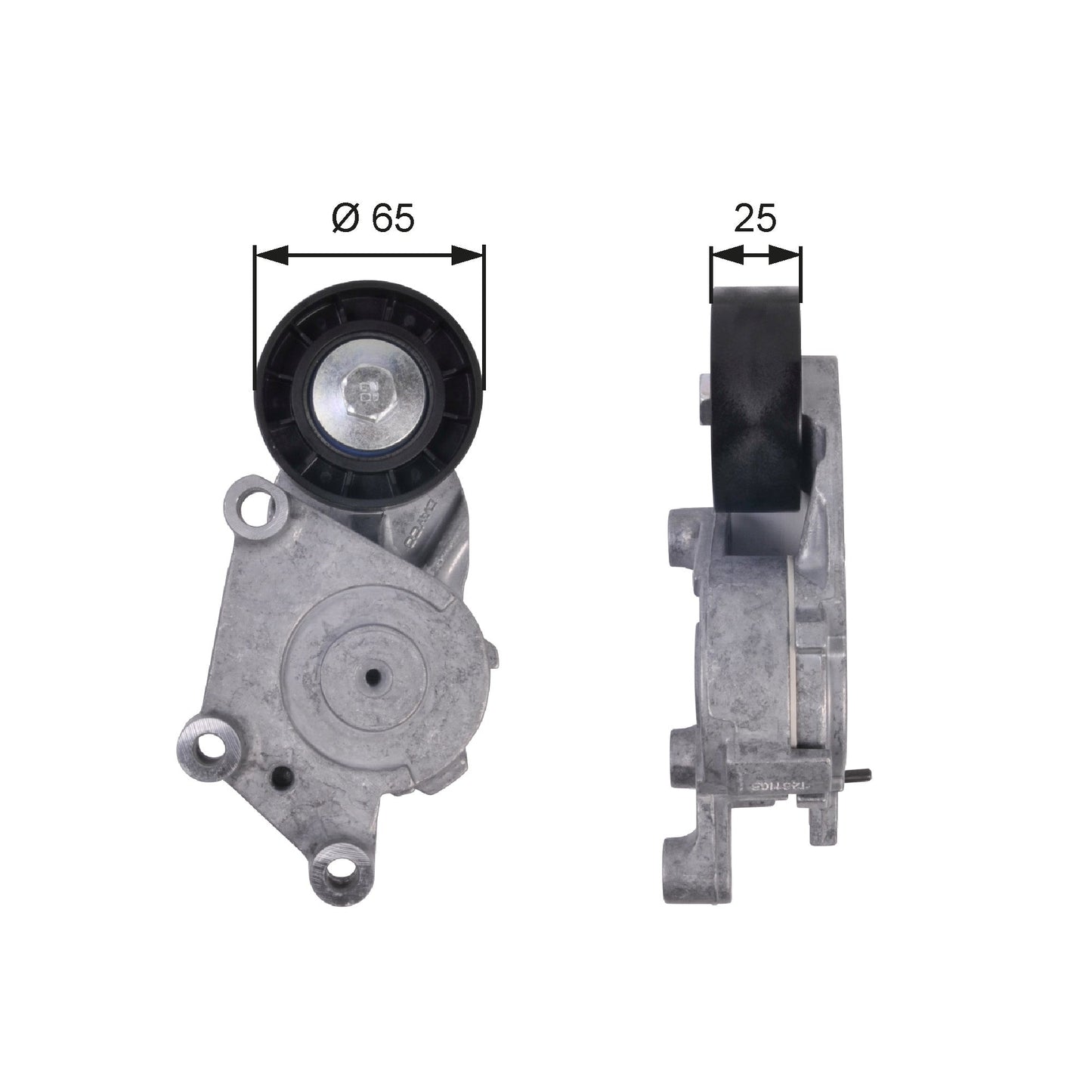 GATES GATT39125 V-Ribbed Belt Tensioner Pulley
