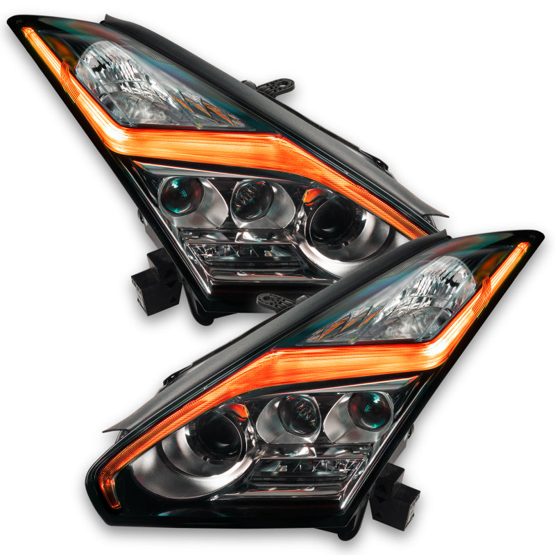 ORACLE Lighting Oracle 1521 Nissan GTR RGB+W (Lightning Bolt) Headlight DRL Upgrade Kit ColorSHIFT 2