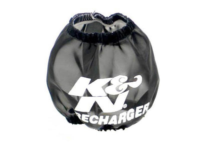 K&N Engineering K&N Universal PreCharger Round Tapered Air Filter Wrap Black 3in Base ID x 2in Top ID x 3in H