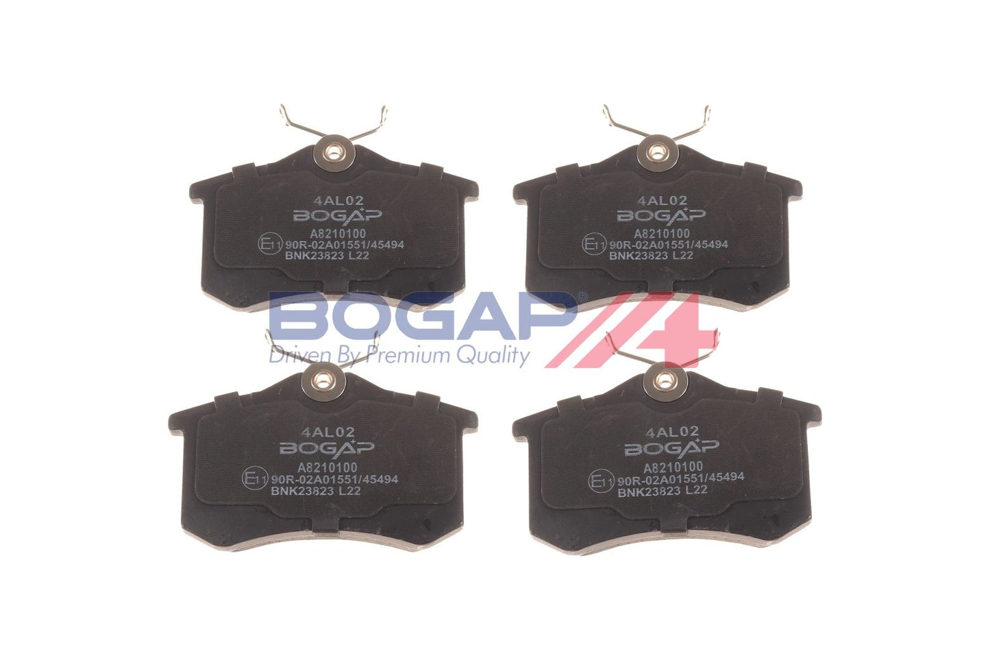 BOGAP A8210100 Brake Pad Set, Disc Brake | ML Performance Car Parts