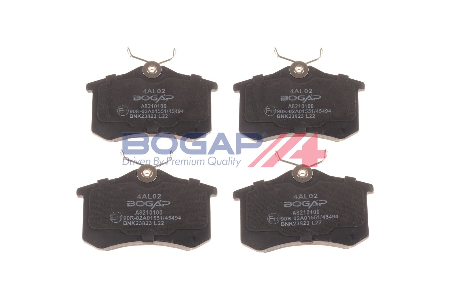 BOGAP A8210100 Brake Pad Set, Disc Brake | ML Performance Car Parts