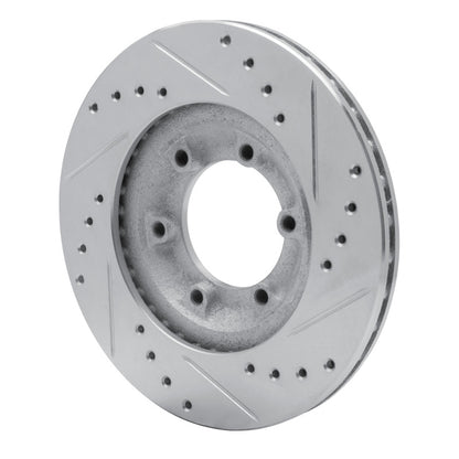 R1 Concepts R1 84-87 Isuzu TROOPER Front Left Drilled & Slotted Silver Brake Rotor
