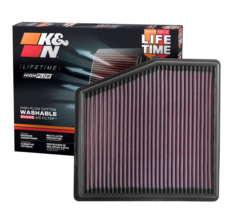 K&N Engineering K&N 17-18 Chrysler Pacifica V6 3.6L F/I Replacement Drop In Air Filter