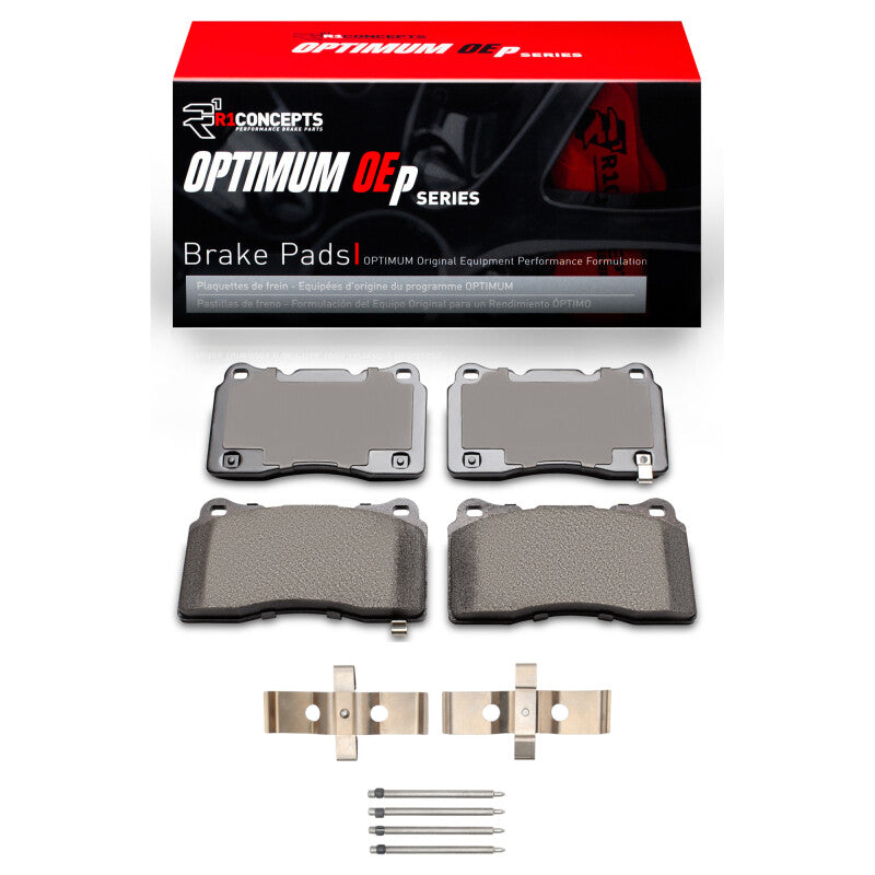 R1 Concepts R1 14-17 Dodge Viper Front Optimum OE Pads & Hardware Kit
