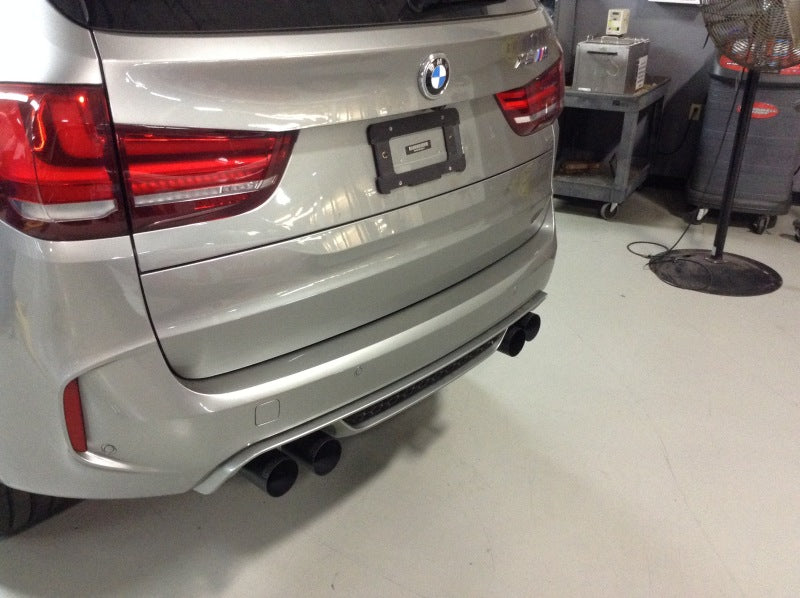 Dinan 15-19 BMW X5 M/X6 M (F85/F86) Free Flow Axleback Exhaust System - Black Tips