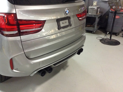 Dinan 15-19 BMW X5 M/X6 M (F85/F86) Free Flow Axleback Exhaust System - Black Tips
