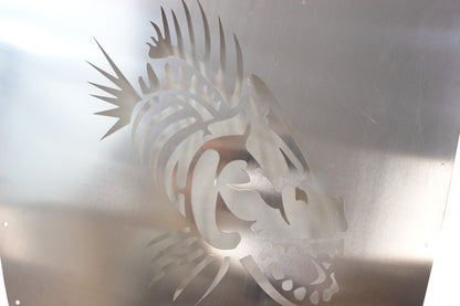 Fishbone Offroad 07-12 Jeep Wrangler JK Hood Louver Raw Unpainted