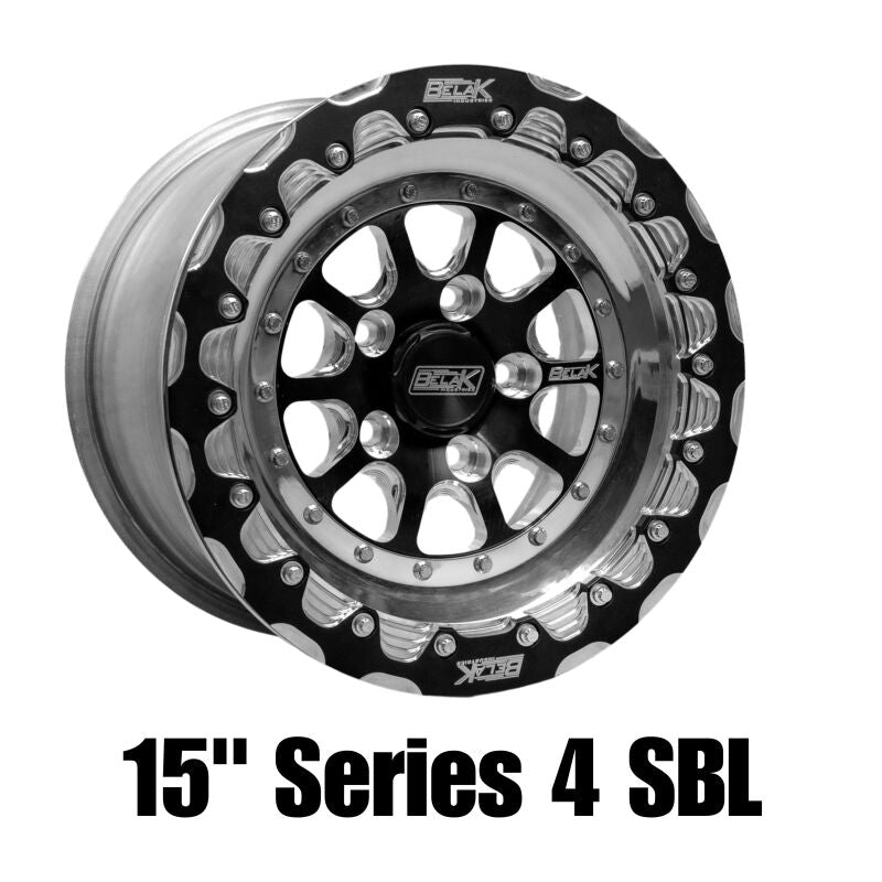 Belak Wheels Belak 15x10 / 7in BS / 5x120 BP / High Pad / Series 4 Wheel - Single Beadlock Billet