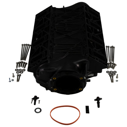 FAST LSXR 102MM Rect Port Intake Manifold - Black w/ 102MM Big Mouth Billet Throttle Body (Kit)