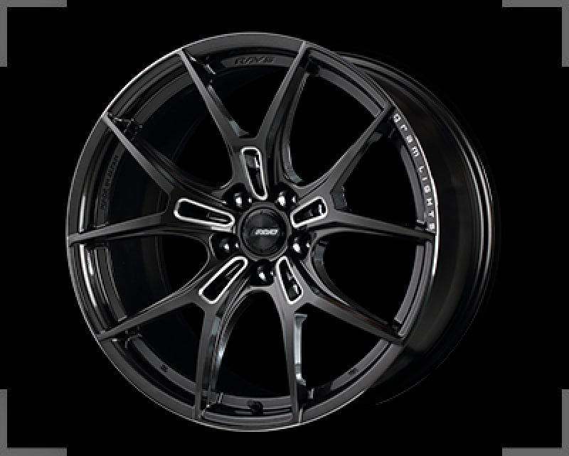 Gram Lights 57FXZ 19x8.5 +32 5x112 Super Dark Gunmetal and Machining Rim Edge DC Wheel