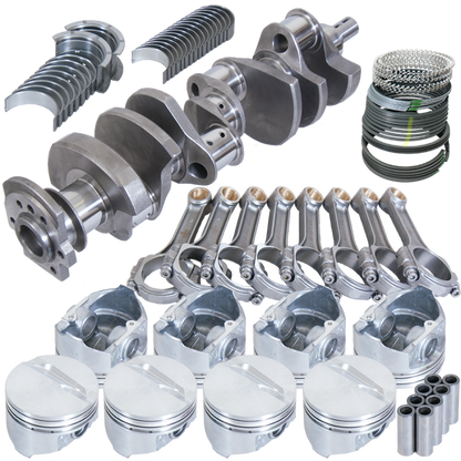 Eagle Chevy LT1350 1Pc 3.750in Crank 5.700in I-Beam Rods -7cc 4.000in Pistons Rotating Assembly