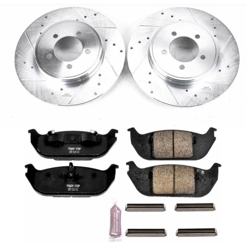 PowerStop Power Stop 03-05 Lincoln Aviator Rear Z23 Evolution Sport Brake Kit