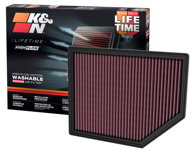 K&N Engineering K&N 22-23 Ford Bronco Raptor 3.0L V6 Replacement Air Filter