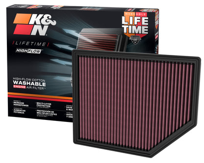K&N Engineering K&N 22-23 Ford Bronco Raptor 3.0L V6 Replacement Air Filter
