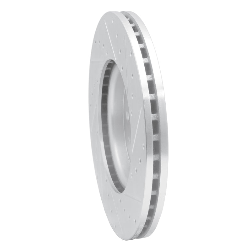 R1 Concepts R1 16-21 Buick Regal Sportback Front Left Drilled & Slotted Silver Brake Rotor