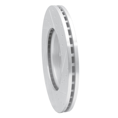 R1 Concepts R1 16-21 Buick Regal Sportback Front Left Drilled & Slotted Silver Brake Rotor
