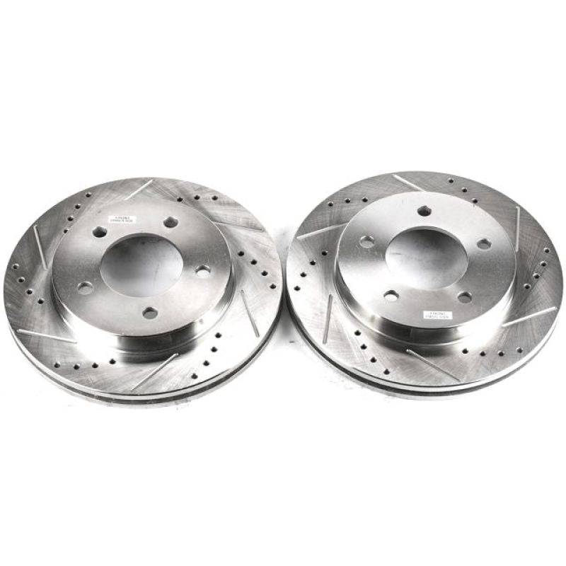 PowerStop Power Stop 97-03 Ford F-150 Front Evolution Drilled & Slotted Rotors - Pair