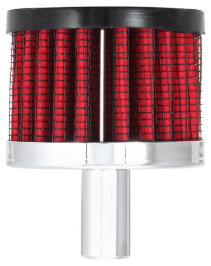 K&N Engineering K&N Steel Base Crankcase Vent Filter .5in Vent OD x 2in OD x 1.5in Height
