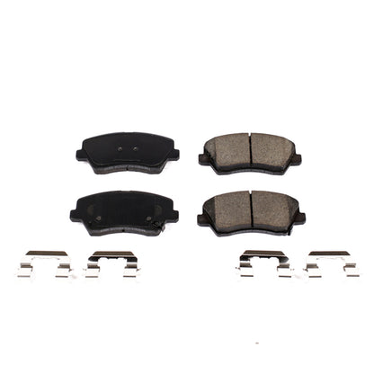 PowerStop Power Stop 2017 Hyundai Elantra GT Front Z17 Evolution Ceramic Brake Pads w/Hardware