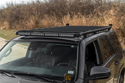 Diode Dynamics 10-24 Toyota 4Runner DEK Roof Rack 7-Pod SS5 Sport Light Bar - White Driving