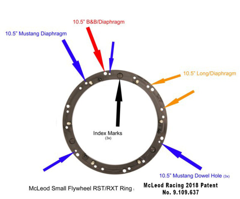 McLeod Racing McLeod RXT Clutch Ford 1-1/16in X 10 Spline With Cable Linkage