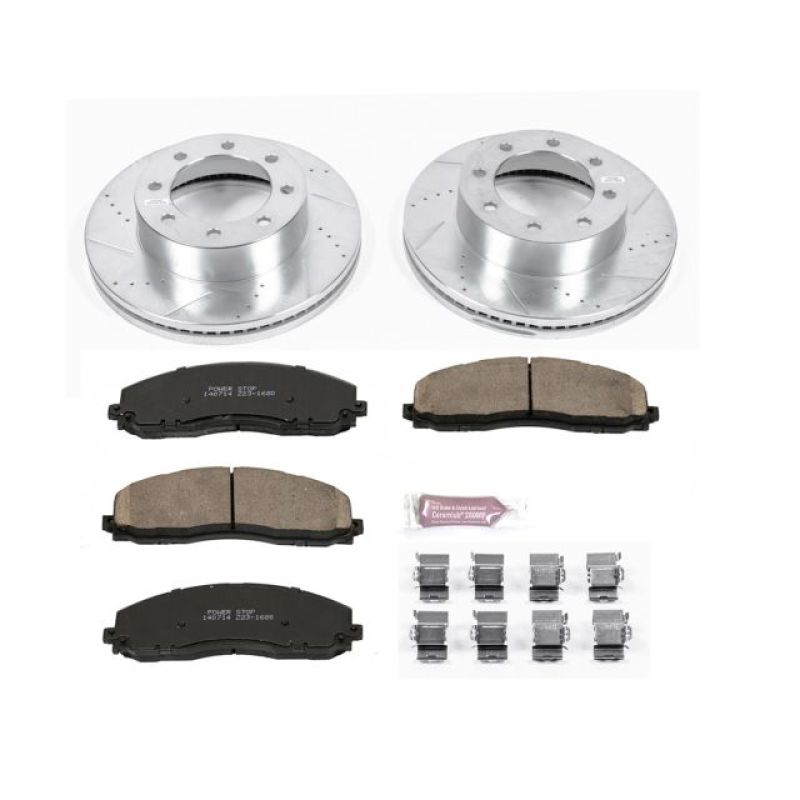 PowerStop Power Stop 13-16 Ford F-450 Super Duty Front Z23 Evolution Brake Kit