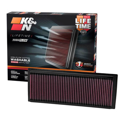 K&N Engineering K&N 05-10 VW Jetta/Passat / 07-10 Tiguan / 09-10 GTi / 06-09 EOS Drop In Air Filter