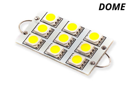 Diode Dynamics 44mm SML8 LED Bulb - Amber (Single)