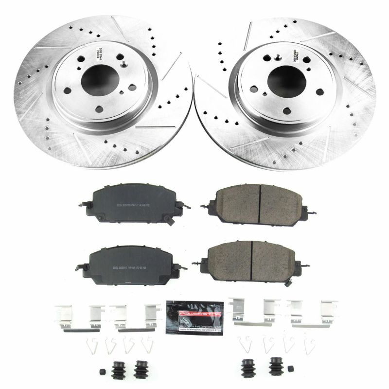 PowerStop Power Stop 17-18 Honda CR-V Front Z23 Evolution Sport Brake Kit