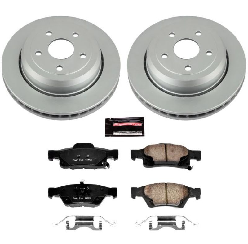 PowerStop Power Stop 11-19 Dodge Durango Rear Z17 Evolution Geomet Coated Brake Kit