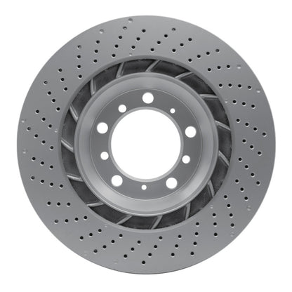 DFC 16-23 Porsche 718 Cayman Right Rear Drilled Hi-Carbon Alloy Geomet Coated Rotor