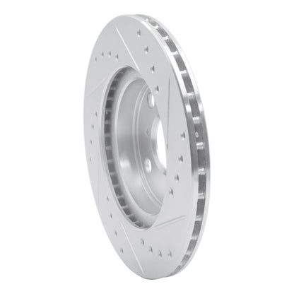 R1 Concepts R1 92-95 Toyota Paseo Front Left Drilled & Slotted Silver Brake Rotor