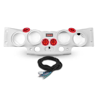 DS18 07-18 JK/JKU Jeep Soundbar Fits 4x 8in Speakers (Not Included) Tweeters Drivers Included-White