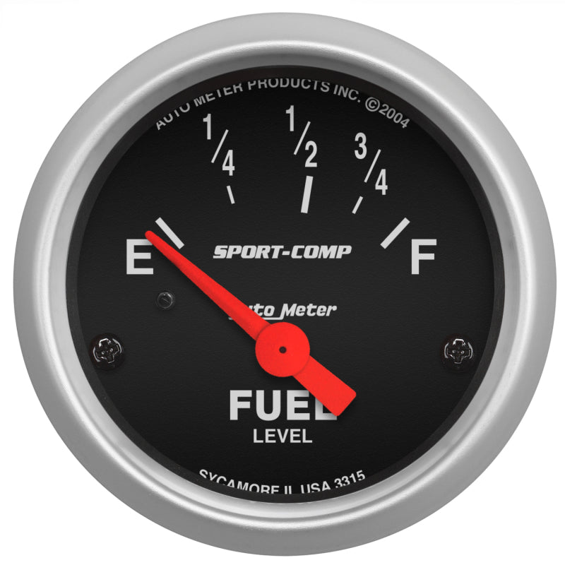 Autometer Sport-Comp 70-74 E-Body/Cuda/Challenger Dash Kit 6pc Tach / MPH / Fuel / Oil / WTMP / Volt
