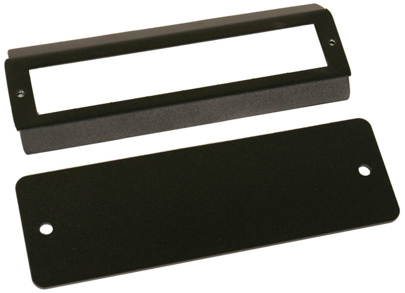 Tuffy Products Tuffy Stereo Dash Cutout Cover Plate- Black