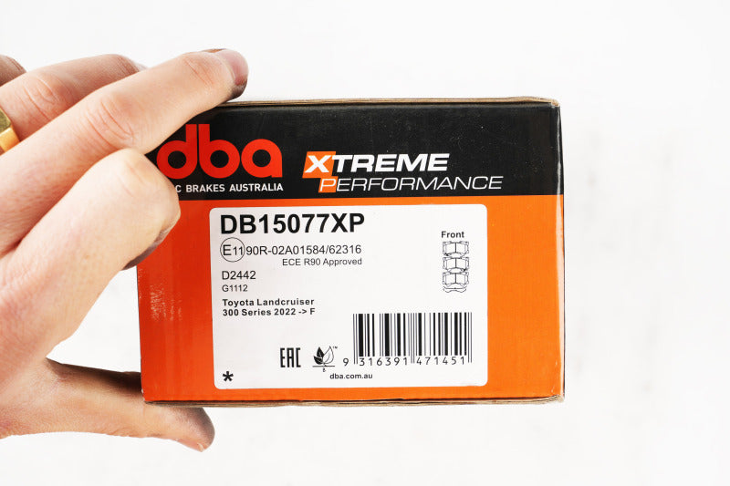 DBA 2022 Lexus LX600 Front XP Performance Brake Pads