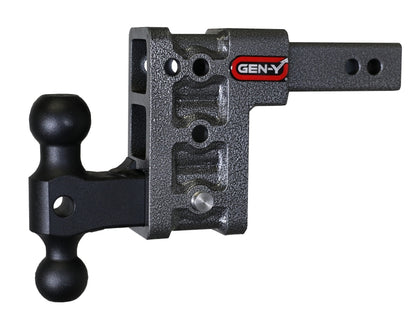 GEN-Y Hitch Gen-Y Mega Duty 2in Shank 5in Drop 2K TW 16K Hitch w/GH-051 Dual-Ball