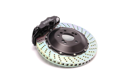 Dinan 11-13 BMW X5 xDrive50i Rear Brake Kit - Black Calipers - Drilled