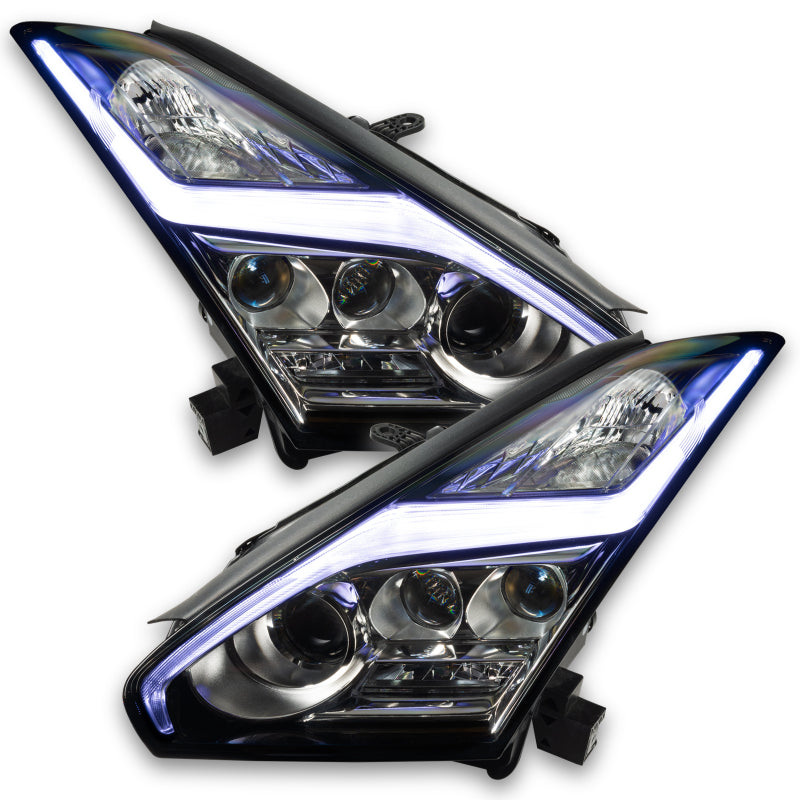 ORACLE Lighting Oracle 15-21 Nissan GT-R Lightning Bolt Headlight DRL RGB+W w/ Simple Controller