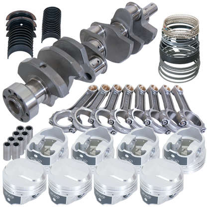 Eagle Chevy 454 1Pc 4.000in Crank 6.135in I-Beam Rods 38cc Dome 4.250in Pistons Rotating Assembly