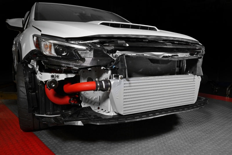 Perrin Performance PERRIN 22-26 Subaru WRX Front Mount Intercooler Kit (Red Tubes & Silver Core)