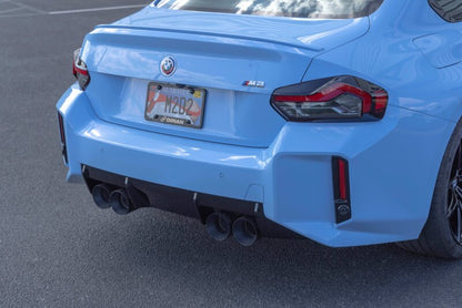 Dinan 23-26 BMW M2 (G87) Valved Axleback Exhaust System - Black Tips