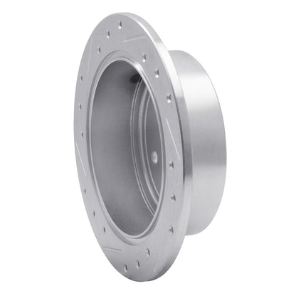 R1 Concepts R1 99-02 Daewoo Leganza Rear Right Drilled & Slotted Silver Brake Rotor