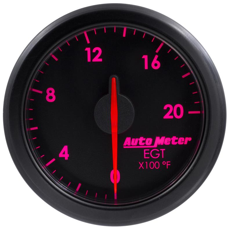 Autometer Airdrive 2-1/16in EGT Gauge 0-2000 Degrees F - Black